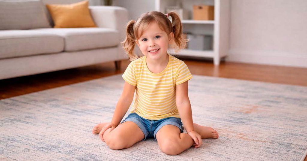 Criança que senta em W: faz mal para joelhos e quadril?
